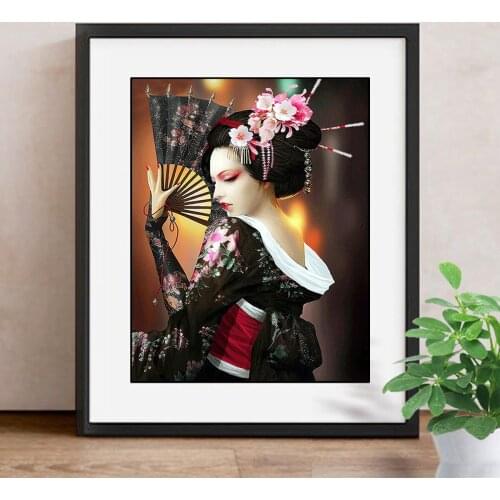 5D Diamond Painting Portrait Cross Stitch Full Display Full Square Diamond Embroidery Woman Rhinestone Decor Home Gift