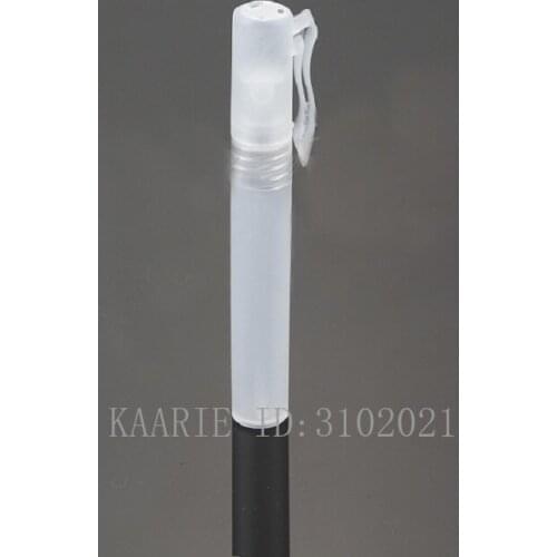 5ml8ml10ml 50/100pcs Empty Clear Travel Perfume Pen, DIY Refillable Plastic Convenient Scent Atomizer, Portable Makeup Package