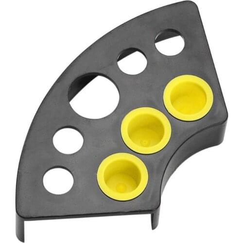 8 Holes Plastic Fan Shaped Tattoo Ink Cup Holder Stand Pigment Cup Rack Tattoo Accessories