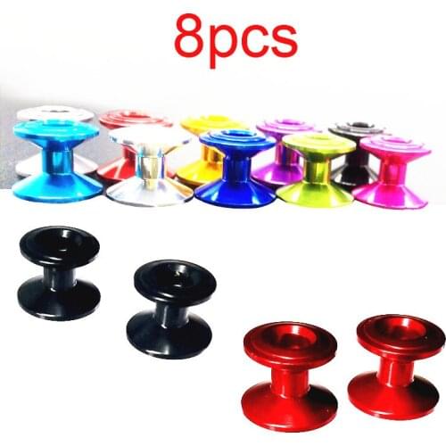 8 Uds 15398 rodillo de guía 12-13mm rueda de guía de doble sección piezas de grifo rueda de guía para RC Tamiya Mini 4WD Coche