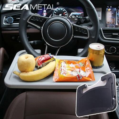 Car Desk Food Coffee Table Steering Wheel Laptop Computer Holder Universal Portable Eat Drink Work Seat Tray Auto Accessories