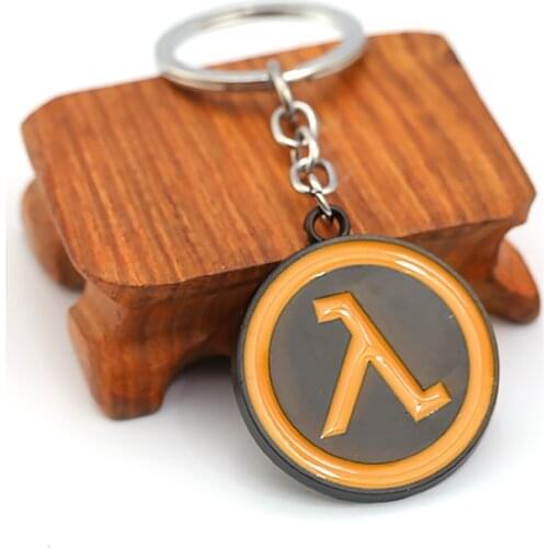 Half-Life Alyx keychain Hot Game Fashion Pendant Keyrings Car Key Chains Chaveiro Jewelry for Men Gift