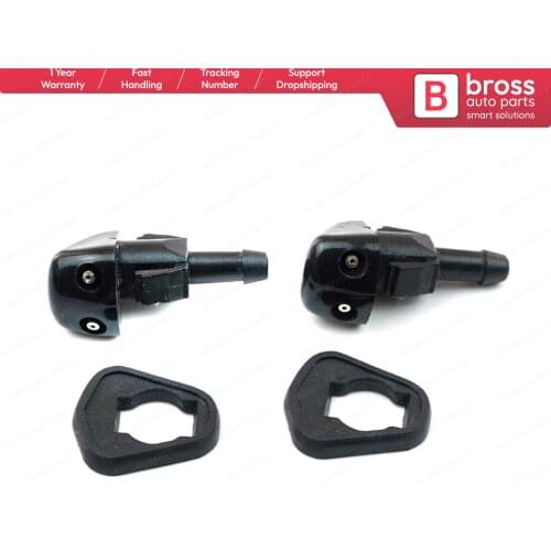 Bross Auto Parts BSP526 2 Pieces Front Windscreen Water Washer Nozzle Spray Jets for Peugeot Karsan J9 New Models Fast shipment