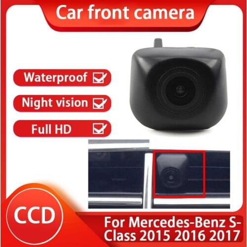HD Night Vision CCD Car Front View Logo Parking Camera For Mercedes-Benz S-Class 2015 2016 2017 Installed under the car logo