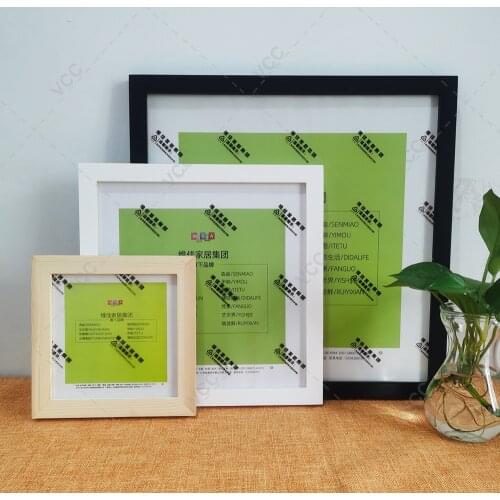 Square Wooden Picture Frame Photo Decor Plexiglass Include Poster Frames For Wall Hanging Wall Photo Frame Picture Frames