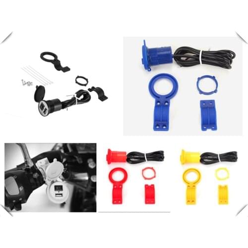 Motorcycle universal car phone USB charger power adapter socket for YAMAHA XV 950 RACER TDM 900 MT-125 MT125 MT-01 V-MAX