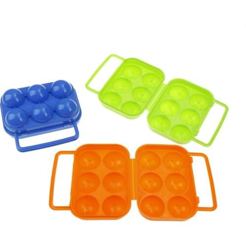 New Portable Egg Container Kitchen Convenient Storage Box Fresh Hiking Outdoor Camping Carrier For Egg Case