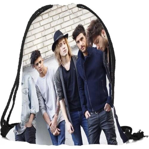New Auryn Printing Backpack Travel Beach School Multi-function Drawstring Bag Custom You Image