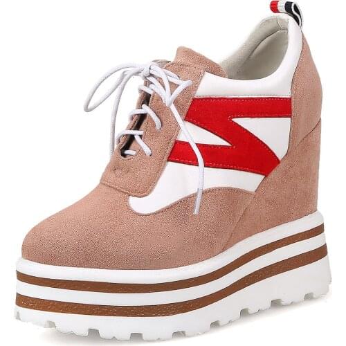 New age season pointed high leisure with waterproof Taiwan students heighten lace-ups within 18329