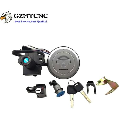 Ignition Switch Fuel Gas Tank Cap Cover Seat Handle Locks w/ Key For Honda Hornet 250 CB600F 1998-2002 Hornet250 1999-2001 CB250