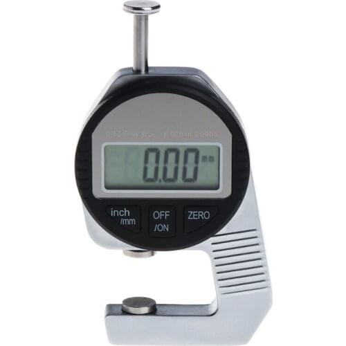 Digital thickness gauge 0-12.7mm/0.01mm 0.5\"/0.0005\" Electronic measuring tool