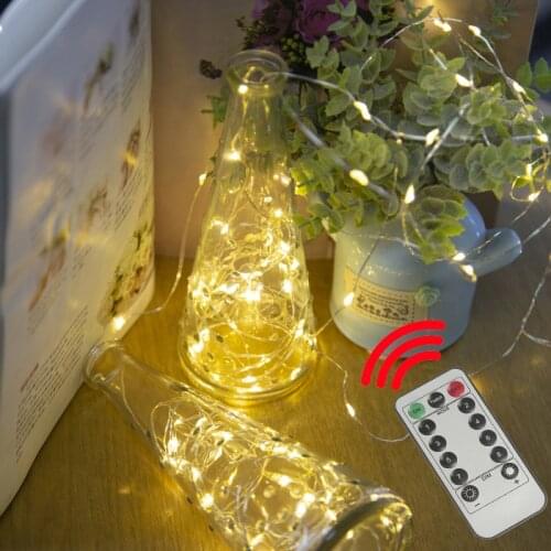 10M LED String Lights Romote Comtrol Fairy Lights Night Light for Christmas Garland Room Bedroom Indoor Wedding Decoration Lamp