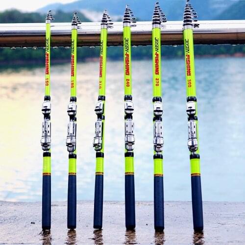 BAKAWA Telescopic Rock Fishing Rod Spinning Fly Carp Feeder Carbon Fiber Pesca 3M 2.7M 2.4M 2.1M 1.8M 1.5M Mini Travel