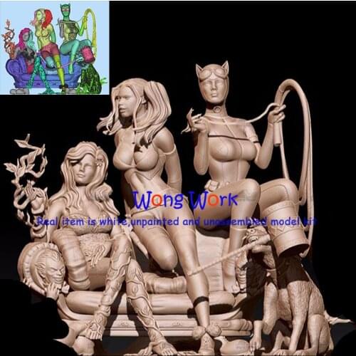 Wong Work Unpainted 1/8 Scale H22*26cm 3D Printing Unassembled Garage Kits GK Model Kit Figure Statue TTG-210707-2