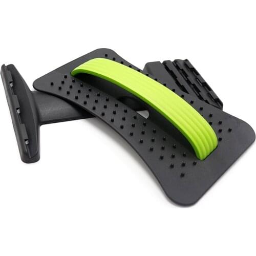 1pc Back Stretch Equipment Massager Magic Stretcher Fitness Lumbar Support Relaxation Spine Pain Relief Corrector Health Care