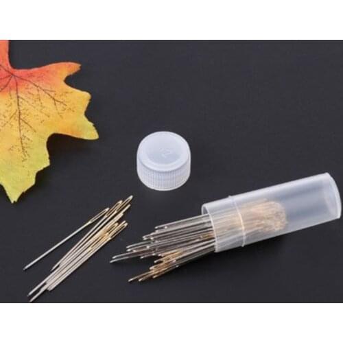 100Pcs Tail Embroidery Fabric Cross Stitch Needles Durable Sewing Needle Home Sew Craft Tools 24# 26