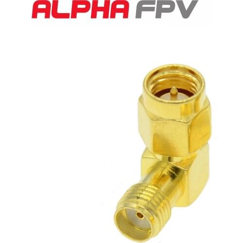 90 Degree Adapter Connector For FPV Race Goggle Antenna Converter SMA Connector TO SMA Connector RP SMA Connector