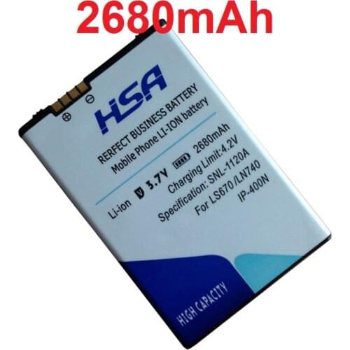 2680mAh IP-400N Phone Battery Use for LG Optimus LS670 MS690 P500 GT 540 LW690 GX200,GX300,GX500,GW620,GM750,GX820,GW880 Battery