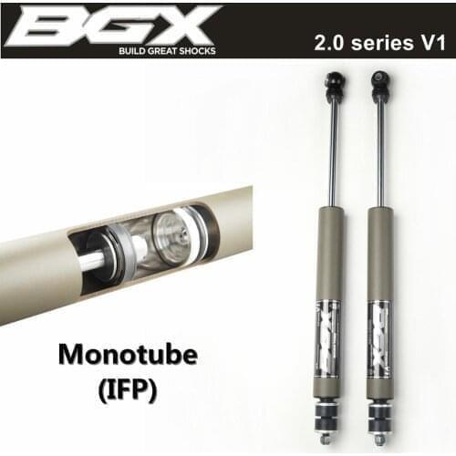 BGX MonoTube /IFP 2.0 SeriesV1 Front Shocks for 07-18 Jeep Wrangler JK 4-6" Lift