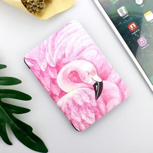 Cover Case for Amazon Kindle Paperwhite 4 2018 Ultra Slim PU Leather folio print Case 6'' ereader protective shell