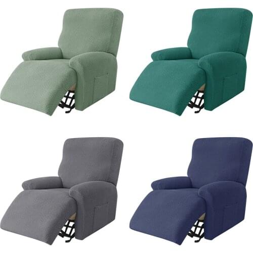 Split Style Recliner Cover Jacquard All-inclusive Massage Lazy Boy Chair Covers Spandex Lounger Couch Slipcover Armchair Covers
