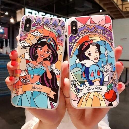 Disney Mermaid Phone Case for IPhoneX XS XR 12mini 7 8 12 11 7Plus 8Plus 11ProMax 12ProMax 12Pro Silicone Print Shockproof Cover