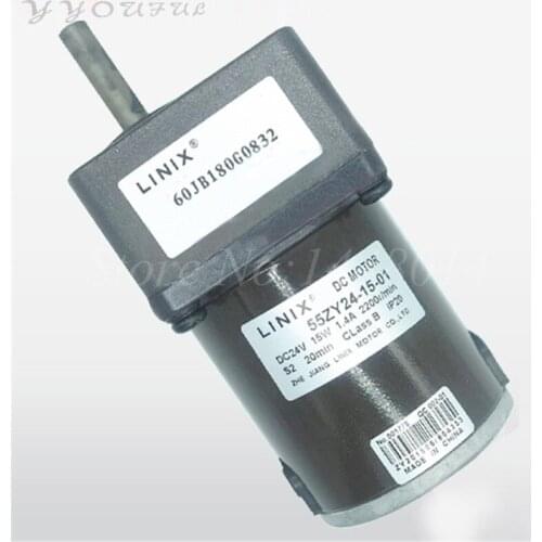 Large format printer take up system motor 55ZY24-15-01 24V DC servo motor for Flora LJ320SE LJ3208 LK3208 paper auto feed motor