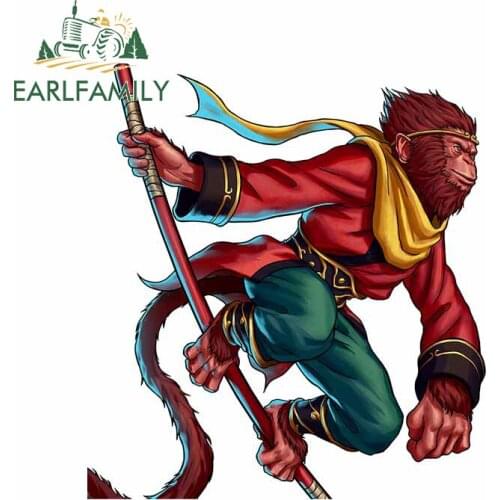 EARLFAMILY 13cm x 11.7cm for GoW Troop Monkey Disciple Car Sticker Vinyl RV VAN Decoration Scratch-proof Bumper Surfboard Decal