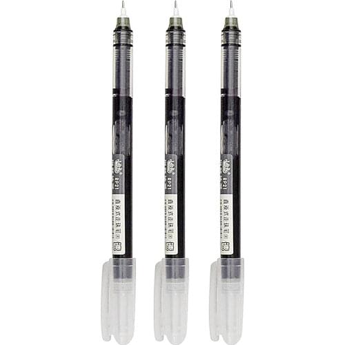 0.38mm Writing Points Quick Dry Gel Pens Black Ink Refills For School Students Exam Office Accessories Stationery Supplies