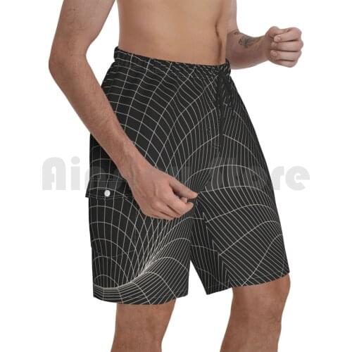 Event Horizon Beach Shorts Men Beach Pants Swimwear Wormhole Sci Fi Space Black Hole Astronomy Science Geek