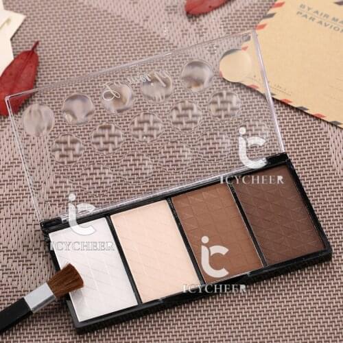 ICYCHEER Pro Makeup 4Colors Face Shadding Concealer Highlighter Nose Shadow Bronzer White