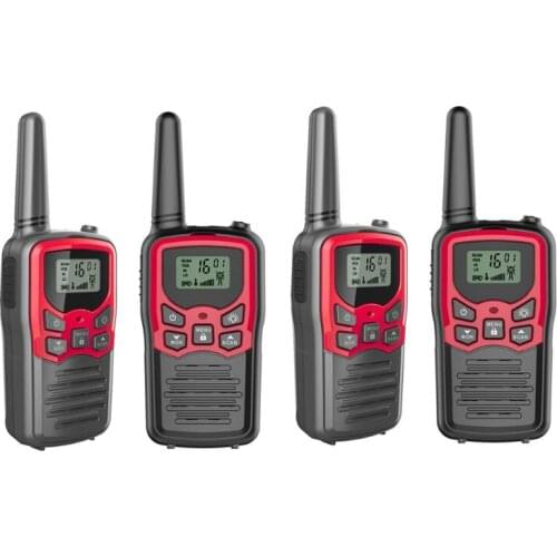 Walkie Talkies for Adults Long Range 4 Pack 2-Way Radios Up to 5 Miles Range in Open Field 22 Channel FRS/GMRS Walkie Ta
