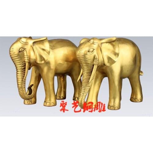 Special Opening Pure Copper Elephant Goods Of For Display Rather Than Use Uptake As Tuba Of Arts Crafts Practice Decoration
