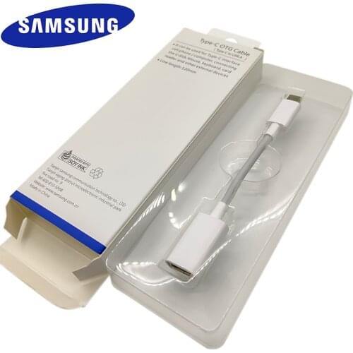 Samsung USB Type C OTG Cable 12cm Type C To USB A Connector OTG Adapter For Galaxy S10 S8 S9 Plus A70 A50 A30 Note 8 9 10 7 10