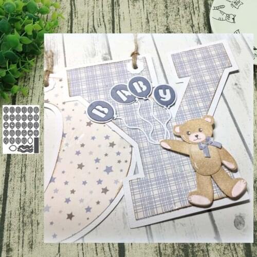 Round letter label Metal Cutting Dies cut die mold decoration Scrapbooking paper craft mould punch stencils