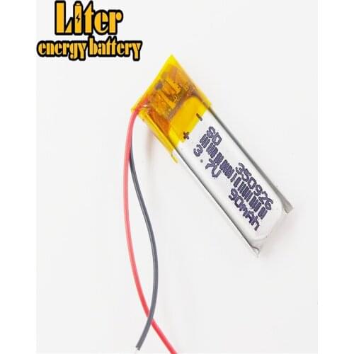 3.7V polymer lithium battery 350926 90MAH small toy MP4 MP3 Bluetooth headset small LED lamp
