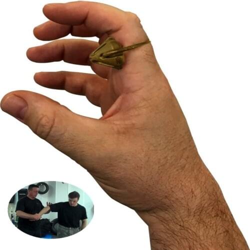 Small EASILY Hidden Selfdefense Tool Self-Defense Ring Portable Finger Weapons Pretty nice little weapon griffin grip device
