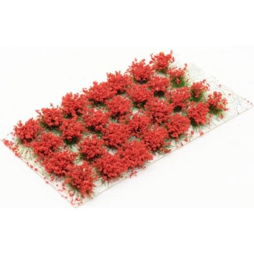 HO train railway Scale Model Flower Trees Train Railroad Scenery Landscape for Diorama Model
