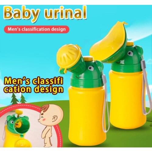 Portable Baby Hygiene Toilet Urinal Anti-leakage Potty Kids Convenient Toilet Training Pot Boys Girl Car Travel Supply 500ML