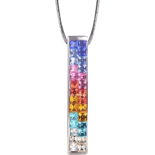 Colorful Pendant 925 Sterling Silver Free Shipping Newest Fashion Attractive Jewelry Pendant PP32