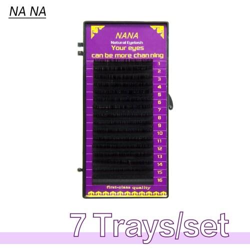 7cases 7-15mm eyelash extension, artificial eyelash Fake False Eye Lash Eyelashes for free shipping false eyelash