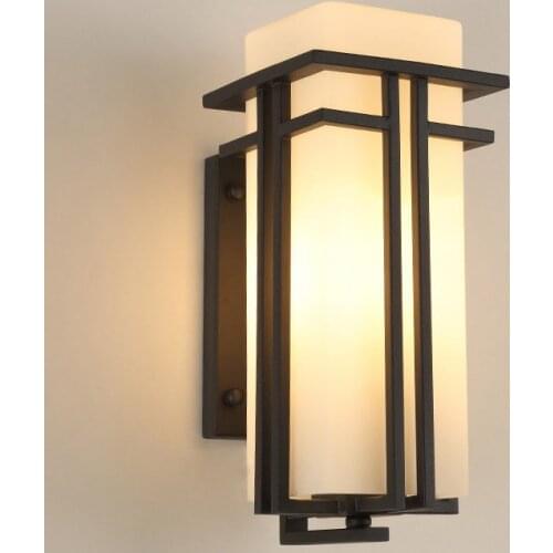 LED Retro Outdoor Wall Lamp European Style Water Proof Outside Garden 220V Lamp Outdoor Garden Villa Exterior Wall Balcony Lamp