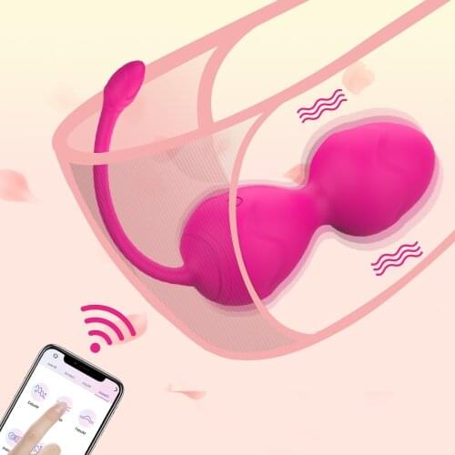 Vaginal balls Sex Toys for Women Kegel Ball Female Vagina Tighten Massage Exercise Wireless APP Control Vibrating Egg Love eggs