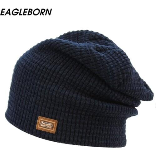 New Men Women Skullies Beanies Winter Hat for Men Wool Cap Knit Brand New High Quality Bone Logo Beanie Hats Unisex Winter Hat