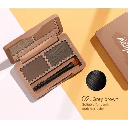 YAQINUO Makeup Brow Eyebrow Powder Stamp Waterproof Powder Palette For Perfect Eyebrows Eye Brow Tint Beauty Makeup Tools TSLM2