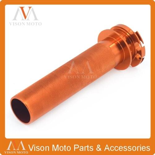 Billet 7/8" 22MM Throttle Clamp Twist Tube For KTM EXCF350 XCFW350 2012-2016 SX-F450 XC-F450 2006-2015 EXC450 XCW450 2006-2016