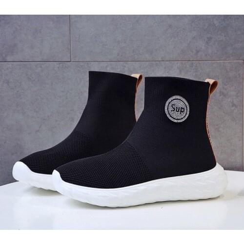 Socks Shoes Female Autumn 2021 New women Fast Weaving Moisture Breathable High Stretch Summer Sports Shoes