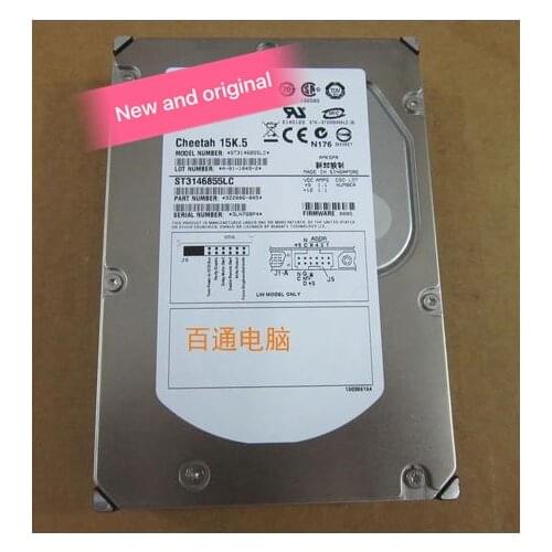 100%New In box 3 year warranty ST3146855LC 146G 15K5 U320 80Pin SCSI Need more angles photos, please contact me