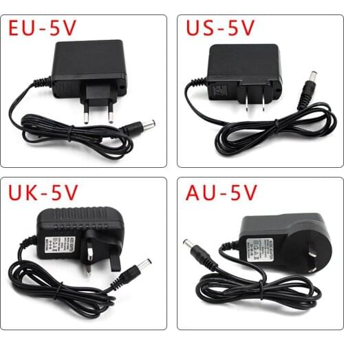 DC Power Supply Adapter 5V/12V Adapter Supply EU UK US AU Plug Volt Power Supply Adapter Lighting Led Strip Lamp