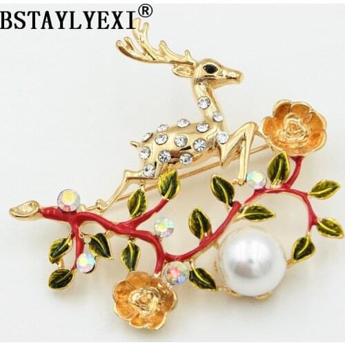 BSTAYLYEXI Wedding Brooches For Clothes